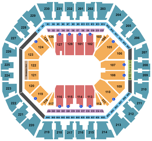 Oakland Arena Monster Jam Seating Chart